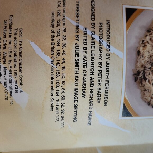 "The Great Chicken Cookbook" by Judith Ferguson HC - Picture 5 of 7